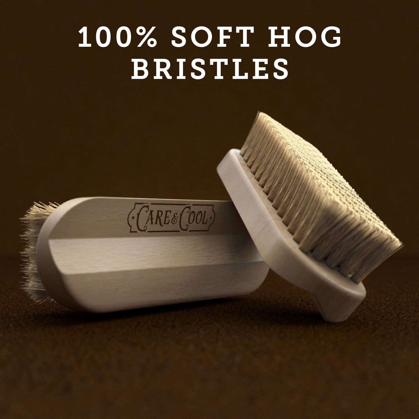 CARE & COOL PREMIUM %100 HOG BRUSH