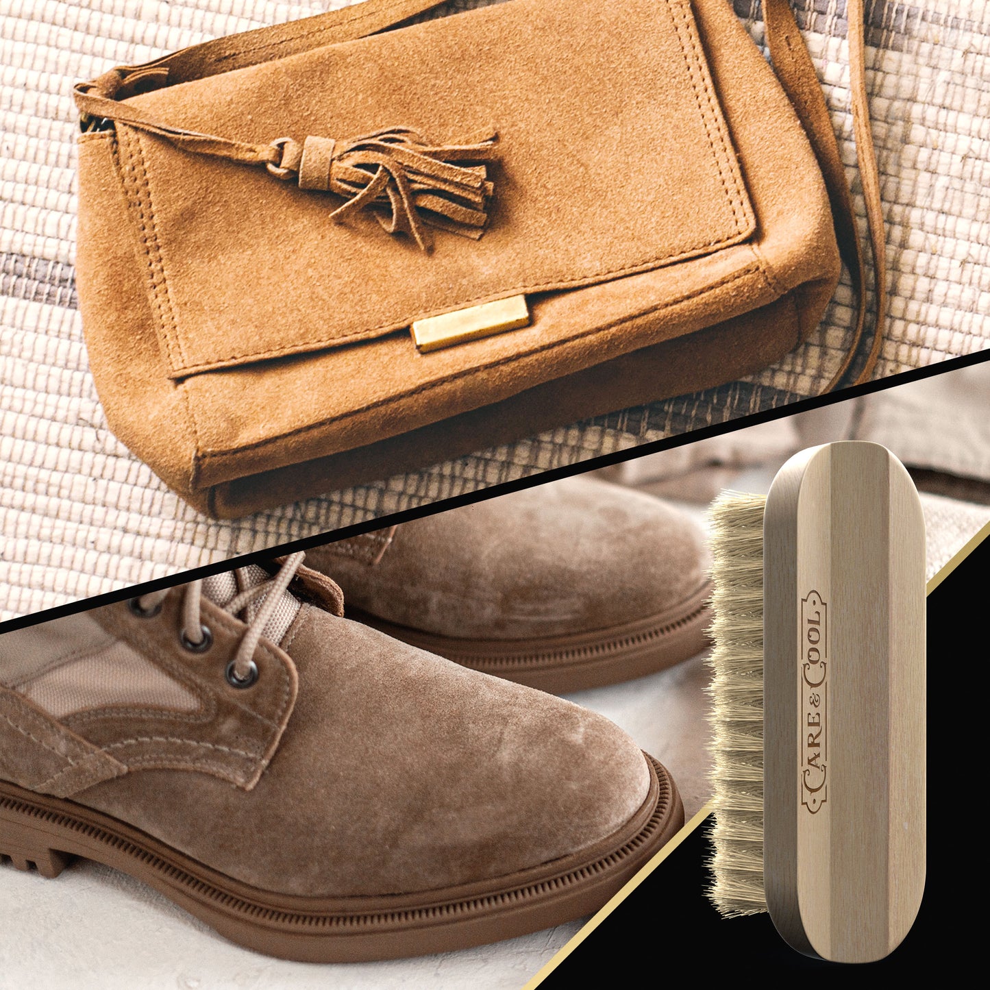 CARE & COOL PREMIUM %100 HOG BRUSH