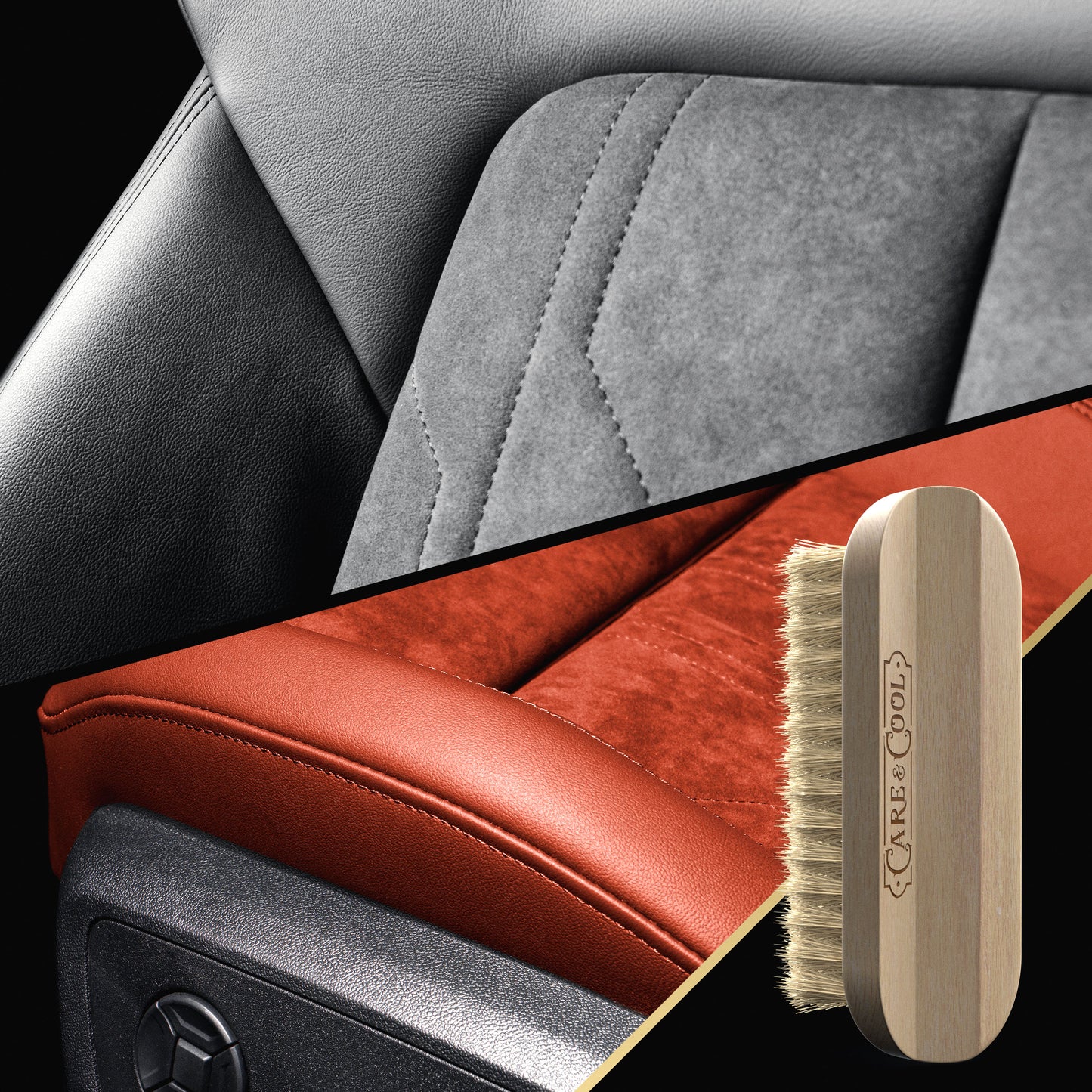 CARE & COOL PREMIUM %100 HOG BRUSH