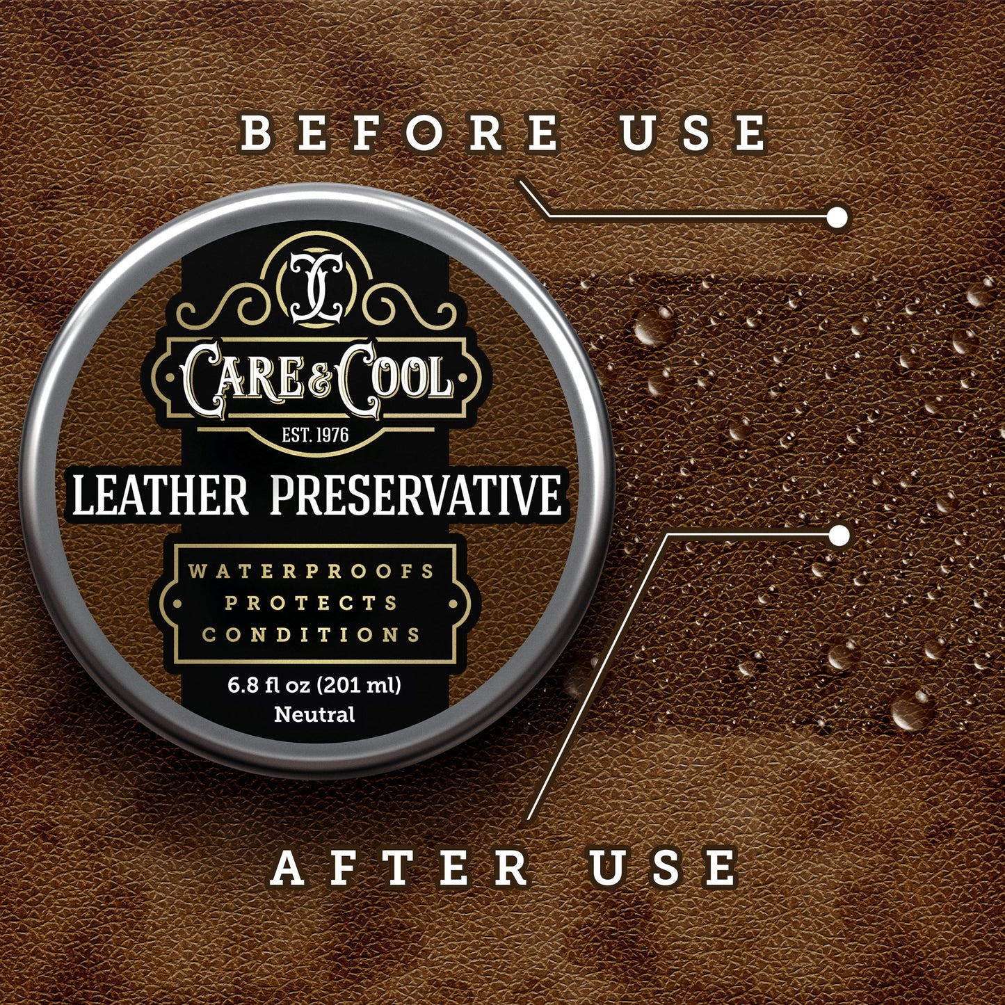CARE & COOL LEATHER PRESERVATIVE (6.8 oz)