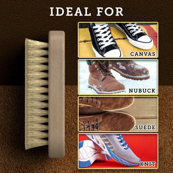 Premium Nubuck & Suede Leather Cleaner Brush Set